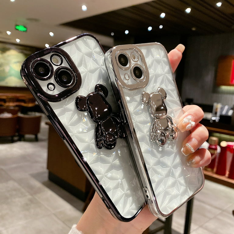 For iPhone 11 12 13 SE 2020 / 6 7 8 Plus XR XS Max 3D Cute Cartoon Animal  Soft Silicone Case Phone Back Cover Shell Shockproof