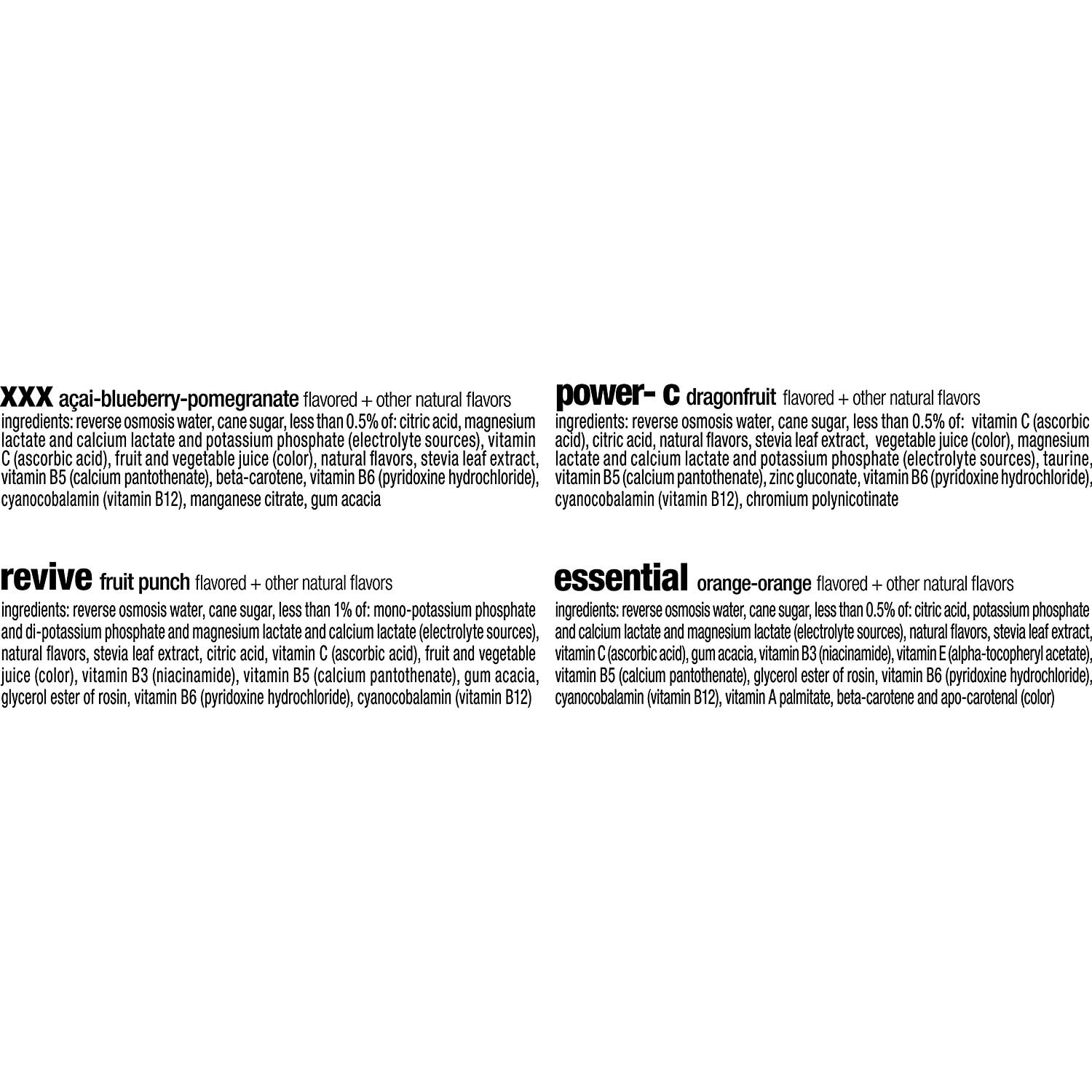 vitaminwater variety pack, 20 fl oz, 12 Pack