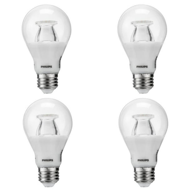 Philips LED Dimmable A19 Soft White Light Bulb with Warm Glow Effect