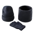 thumbnail image 2 of Winter Set Everyday Reliable Knit Hat Scarf Gloves Stock Up for Season Scarf a Hat Gloves, 2 of 4
