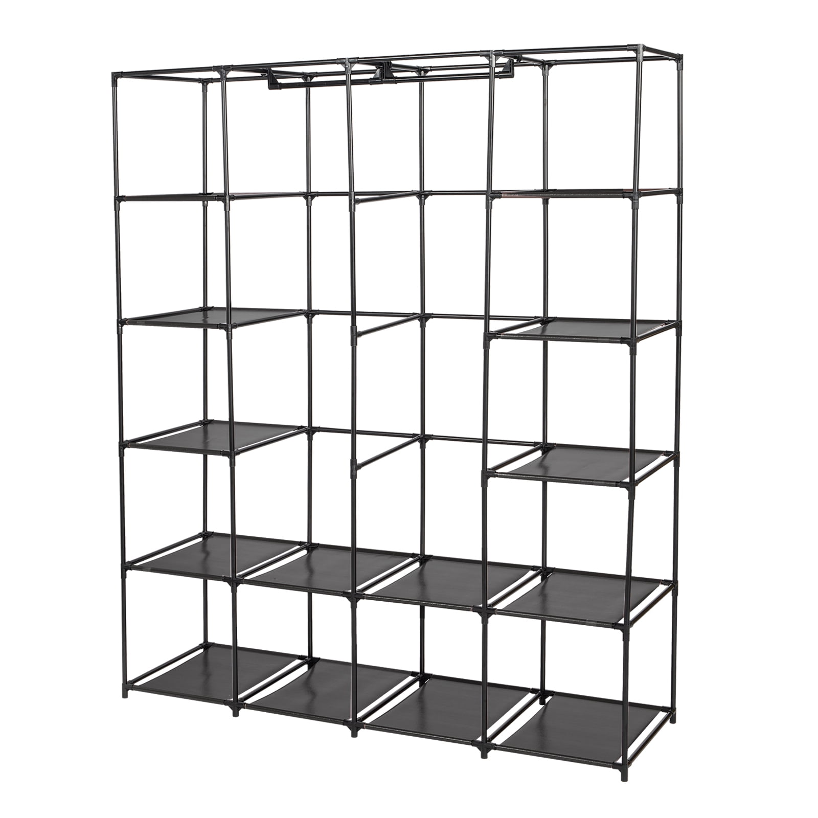 Kepooman Non-Woven Fabric 14-Shelf Hanging Shoe Organizer for Closet Organizers and Storage Shelves Hat Rack for Closet for Shoes, Caps, Scarves, Folded Clothes and Toys, Black Kepooman Non-Woven Fabric 14-Shelf Hanging Shoe Organizer for Closet Organizers and Storage Shelves Hat Rack for Closet for Shoes, Caps, Scarves, Folded Clothes and Toys, Black