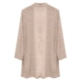 thumbnail image 5 of Njagoc3 Women Tweed Blazer Jacket Single Breasted Elegant Office Work Outerwear, 5 of 6
