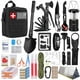 thumbnail image 1 of Kit de primeros auxilios de supervivencia de 171 piezas con equipo de supervivencia, suministros de primeros auxilios, tienda de campaña de emergencia y bolsa de nailon MOLLE, ideal para coche, viajes, 1 of 5