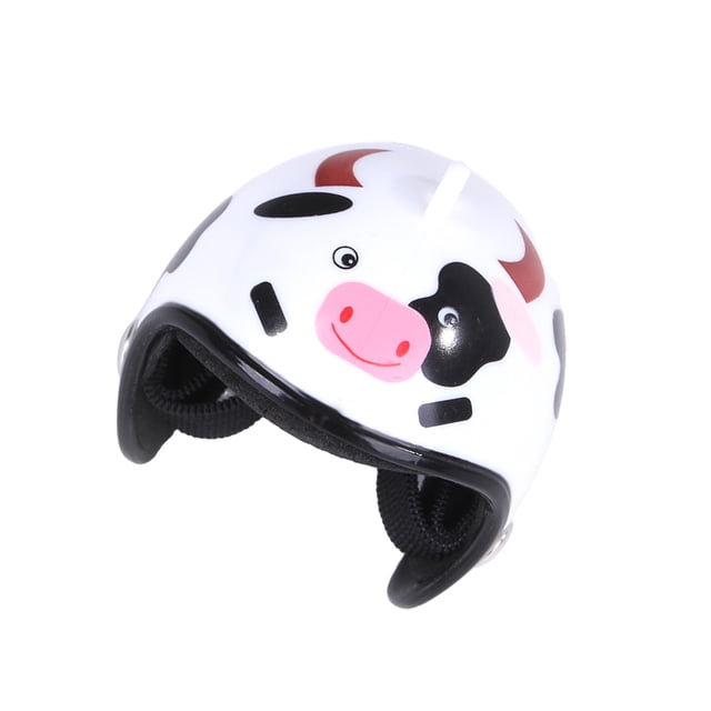 Methold Casco para mascotas, loros, sombreros, disfraces ajustables, accesorios, Protector, cascos para aves de corral, pollo, pájaro, pato Juguetes para pájaros vaca Methold PT003691-10