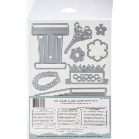 UPC: 0084282632944 | Karen Burniston Dies-Woven Basket Box Card