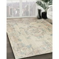 thumbnail image 3 of Ahgly Company Machine Washable Indoor Rectangle Traditional Light French Beige Brown Area Rugs, 5' x 7', 3 of 7