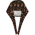 thumbnail image 3 of Working Cap, Scrub Cap with Sweatband, Adjustable Tie Back Hat Breathable Headgear for Women/Men, 3 of 10