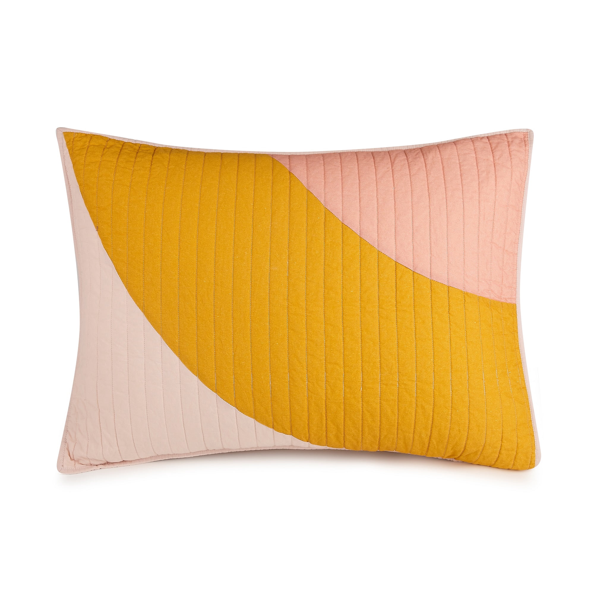 Makers Collective Modshapes Pink 2-Piece Quilt Set, Twin