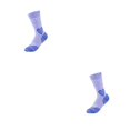thumbnail image 2 of Eigraketly 1 par de bicicletas femeninas ciclismo calcetines antideslizantes algodón al aire libre reflectante montar carreras entrenamiento moda Violeta 2piezas Eigraketly CBP490704, 2 of 5