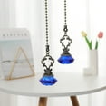 thumbnail image 3 of 2Pcs Crystal Fan Pull Diamond Drop Vintage Pull Chain Ceiling Pull Chain Extender with Connector, 3 of 6