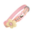thumbnail image 2 of Taking the Collar for Walking Outside Dog Collar Cute Flower Design Outdoor Pet Restraint Safety Collar,Gifts for Pets and Pet Lovers(Pink,S), 2 of 3