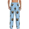 thumbnail image 3 of Disketp French Bulldog Face Men'S Pajama Pants - Ultra Soft Fleece Sleep And Lounge Pants (Size: S-Xxl), 3 of 9