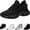 All Black, variant on Hidden Height Increase Sneakers, 4 Inch Elevator Shoes with Breathable Mesh Upper for Men & Women