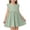 Green, variant on BFHHYA Girls Cotton Sleeveless Dress Ruffle Trim Round Neck Swing Dress Summer Flowy Sundress for Girls Size 2-7 Years