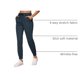 thumbnail image 4 of Pantalones Jogger CRZ YOGA con tiro de 71 cm y bolsillos, color azul marino, talla M, 4 of 6