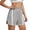 Gray, variant on Uaswgudfs Women's Color Block Athletic Shorts, Elastic Drawstring Loose Fit Casual Shorts for Summer Sports & Daily Wear