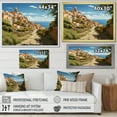 thumbnail image 4 of Designart "Coastal Charm Italian Village I" Landscapes Framed Wall Art Decor - Global Green Landscape Italy Entryway Framed Wall Art, 4 of 6