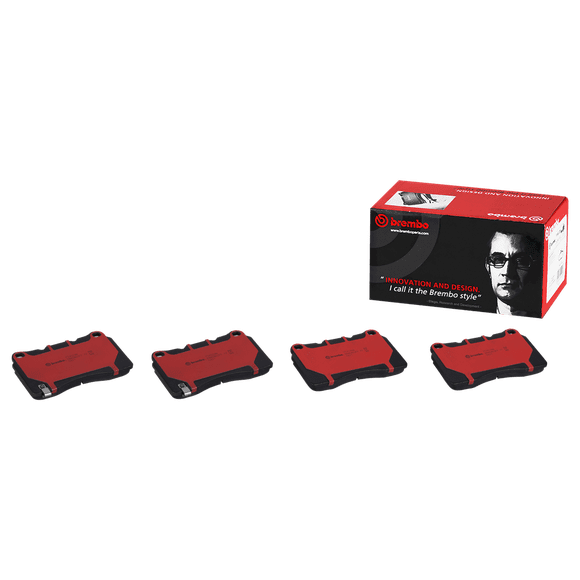 Brembo Brake Pad P54039N NAO; FMSI Number D1001-7902/D1001-7942; Ceramic; Set Of 4