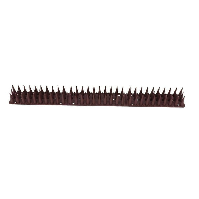 43cm Plastic Bird Spikes Bird Deterrent Spikes Anti Theft Climb Bird Defender Spikes Strips for Keeping Pigeon Squirrel Off