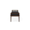 thumbnail image 2 of Pemberly Row Waiting Reception 3 Seat Bench Wood Frame in Gray, 2 of 5