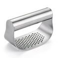 thumbnail image 2 of Dvkptbk Garlic Press Food Grade Mini Stainless Steel Garlic Press Circular Handheld Garlic Press Manual Ginger Garlic Masher Kitchen Essentials, 2 of 6