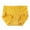 Yellow, variant on MuZeFu Underwear for Women Cotton Women's Sexy Fashionable Classic High Waisted Breathable And Seductive Solid Color Underwear