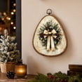 thumbnail image 5 of Vintage Christmas Wreath Wall Art Framed, Rustic Christmas Canvas Prints, Farmhouse Cozy Christmas Hanging Canvas Prints for Home Bedroom Living Room Decoration(A), 5 of 6