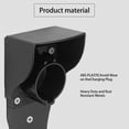 thumbnail image 6 of J1772 EV Charger Holder Dock with Cable Management Hook, Heavy-Duty Steel Wall Mount Holster for Home Garage Outdoor Use, Keeps Electric Vehicle Charging Nozzle Organized and Protected, 6 of 7