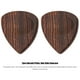 thumbnail image 2 of Elegir 2 piezas de púas de guitarra de madera Plectrum para guitarra acústica ukelele madera de nogal negro Tomshoo Elegir, 2 of 4