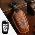 thumbnail image 1 of Car Key Fob Cover Case Protector For Ford Focus Mondeo Edge Car Key Case Fob Cover Leather Crazy Horse, 1 of 24