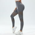thumbnail image 1 of MKLEKYY Leggings para mujer, pantalones de yoga calados, de malla, transpirables, sin costuras, elásticos, de cintura alta, sexys, para levantamiento de pesas, deportivos y fitness, 1 of 4