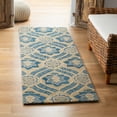 thumbnail image 2 of SAFAVIEH Wyndham Evan Damask Runner Rug, Blue/Grey, 2'3" x 9', 2 of 6