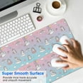 thumbnail image 4 of Long Mouse Pads for Desk,Cartoon Unicorn Rainbow Cloud Balloon Desk Mats on Top Of Desks, Desk Mouse Pad Extra Large with 3mm Non-Slip Base and Stitched Edge for Gaming,Work,Home 31.5"x15.7", 4 of 5