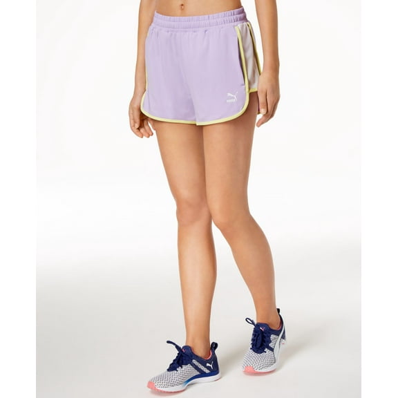 PUMA Womens Mesh-Panel Shorts