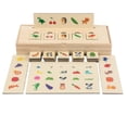 thumbnail image 1 of Big Save,HWRETIE Wooden Knowledge Classification Box Children's Early Education Educational Toys, 1 of 1