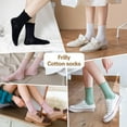 thumbnail image 5 of Holzlrgus Cute Ruffle Socks for Women, Funny Cotton Crew Socks, Frilly Ankle Socks Women 5 Pairs, 5 of 5