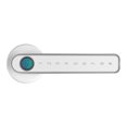 thumbnail image 1 of Cerradura de puerta inteligente con huella dactilar dispositivo con teclado biométrico Kuymtek y carga USB con contraseña y palanca de bloqueo compatible con contraseña entrada de la aplicación, 1 of 9