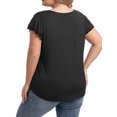 thumbnail image 6 of QINCAO Plus Size Tops for Women Summer Ruffle Short Sleeve Womens Blouses Tunic Loose T Shirts,4XL(28), 6 of 7