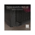 thumbnail image 3 of MONTECH X5- ATX Mid-Tower Gaming PC Case, High Airflow, 3x 140mm and 1x 120mm ARGB Fans Pre-installed, Glass Side Panel, Carbon Print Accents, GPU Holder Included, Black, 3 of 8