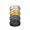 Pack D: Forest and Mountains - Silver C, Gold A, Grey B, Black, variant on ThunderFit Silicone Wedding Rings for Men, Carved Design, Rubber Engagement Bands 9mm Wide 2mm Thick