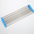 thumbnail image 4 of Escurridor de platos plegable de acero inoxidable sobre el fregadero Escurridor de platos enrollable plegable Jormftte CPB-US-WZY145-1, 4 of 5