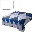 thumbnail image 3 of Linnome Flat Sheet Comfortable Bed Sheet with Grid Patterns Mattress Protective Cover Easy Clean for Double or Twin Bed Multicolor#20, 3 of 7
