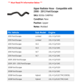 thumbnail image 2 of Upper Radiator Hose - Compatible with 2008 - 2012 Ford Escape 2009 2010 2011, 2 of 2