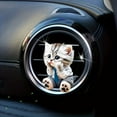 thumbnail image 4 of PATLOLLAV 1 Pcs Car Air Freshener Creative 2D Flat Acrylic Cute Cat Car Diffuser Air Conditioner Outlet Clip Car Accerssor for Air Conditioner Outlet Air Freshener Vent Clip Car Perfume Decoration, 4 of 5