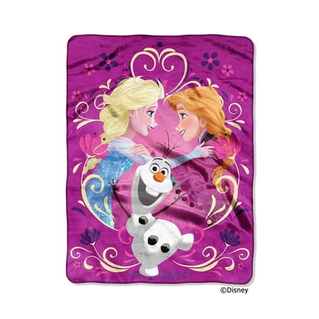 Disney's Frozen, "Happy Family" Micro Raschel Throw