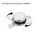 thumbnail image 2 of Interruptor de control de temperatura Uxcell Termostato 100°C 10A N.O Pin 6.3mm Paquete de 2, 2 of 5