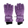 thumbnail image 2 of CTM Kids' Solid Color Winter Ski Glove with Wrist Strap by Wootie, 2 of 5