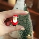 thumbnail image 3 of Figuras de Papá Noel de vidrio soplado hechas a mano para decoración de regalos navideños, 3 of 6