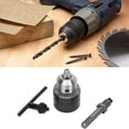 thumbnail image 4 of Portabrocas de llave de 1,5-13 mm 1/2-20UNF con adaptador de vástago redondo SDS, convertidor de martillo eléctrico, 4 of 8