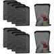 thumbnail image 1 of Bolsas de filtro para acuario, 10 bolsas de filtro para acuario con cremallera para acuario, bolsas de filtro de malla fina de alto flujo, bolsas de filtro de biosfera de carbón activado reutilizables, 1 of 5